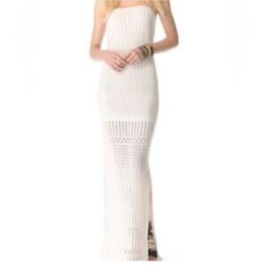 NWT Young Fabulous and Broke Crochet Maxi Dress- Small